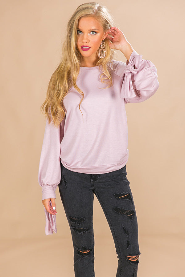 Girl's Weekend Sweatshirt in Blush Image - 2
