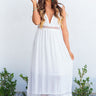 Sunkissed in Santorini Crochet Maxi in White Image - 1