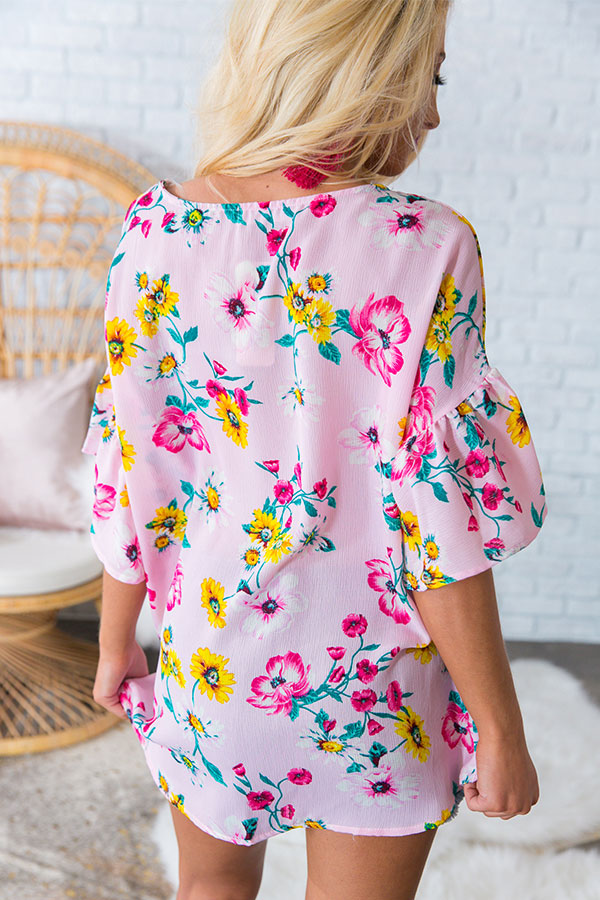 Oh So Swept Away Floral Shift Top Image - 4