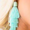 Margaritas In Malibu Tassel Earrings Image - 1