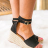 Saint Lucia Love Wedge In Black Image - 1