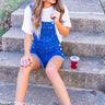 Denim Haven Short Overalls Image - 1