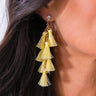 Sweet Serendipity Tassel Earrings In Yellow Image - 1