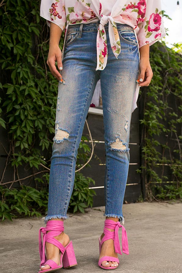 KanCan Siesta Key Mid Rise Ankle Skinny – Impressions Online Boutique