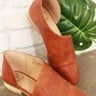 Elliot Faux Leather Flat in Brown Image - 1