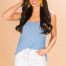 Traveling Chic Stripe Shift Tank in Blue Image - 1