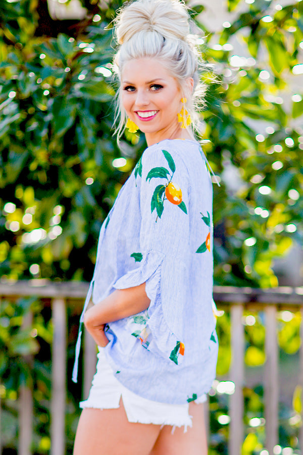 Beverly Hills Brunch Stripe Shift Top Image - 5