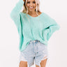 Eye Candy Tunic Sweater in Mint Image - 1