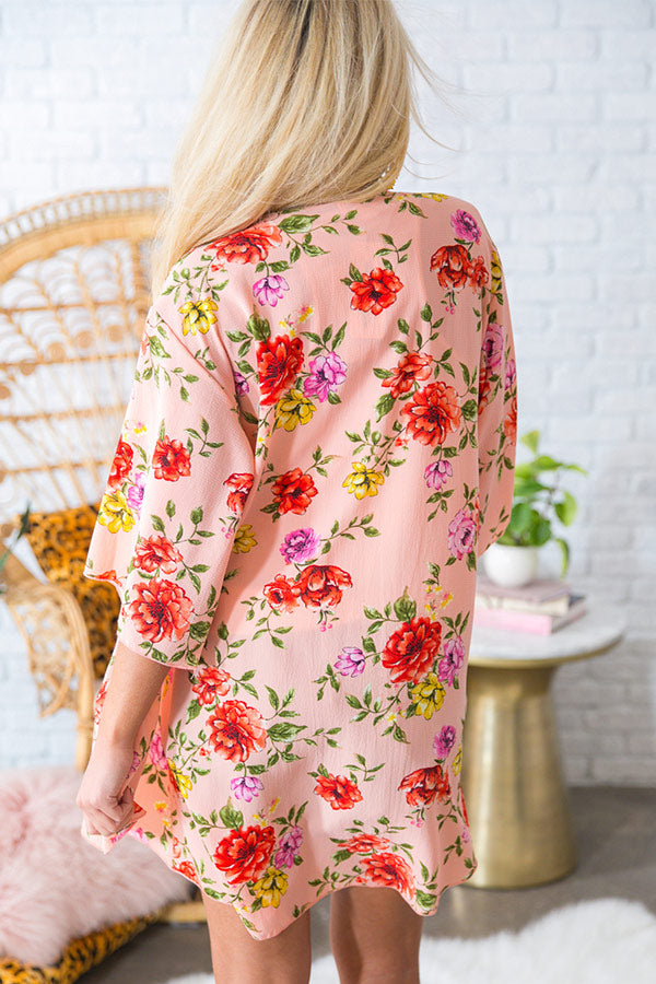 Happy Days Floral Overlay in Pink • Impressions Online Boutique