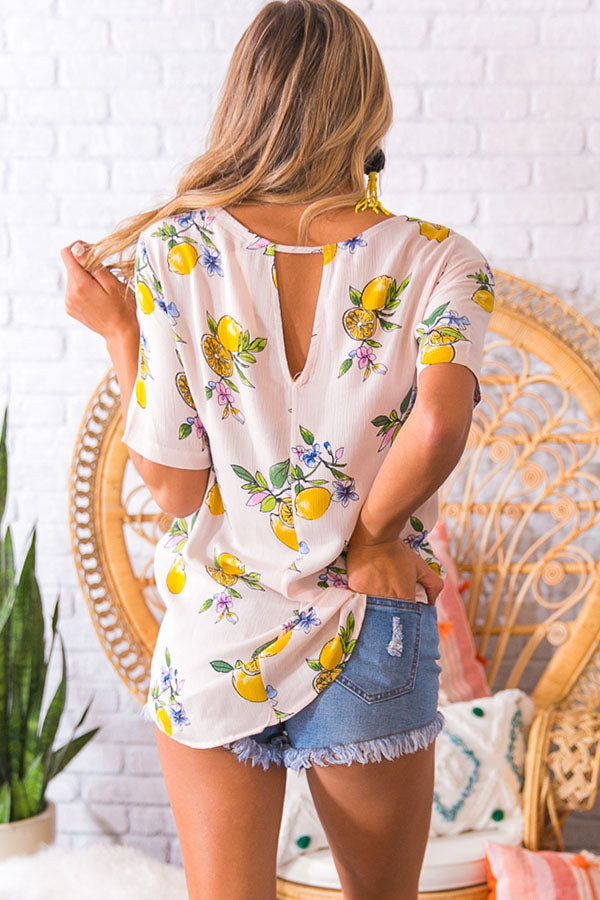 Lemon Drop Shift Top Image - 4