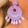 Sunshine Crush Earrings In Purple Image - 1