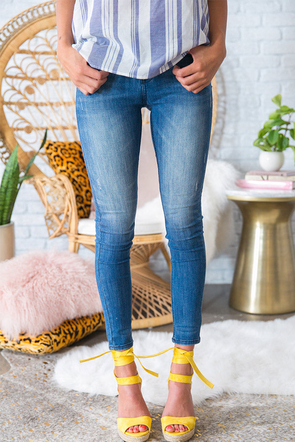 The Avery Mid Rise Skinny