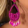 Made For Margaritas Earrings In Fuchsia Image - 1