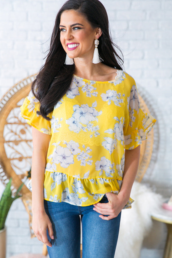 Rhythm and Bloom Shift Top Image - 1