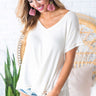 Gone Glamping Shift Top in Ivory Image - 1