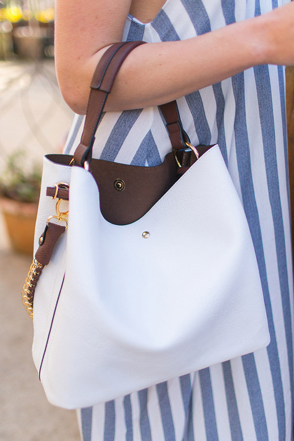 Brooklyn Bliss Tote Bag In White Image - 1