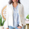 Like A Boss Blazer in Ivory Image - 1