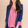 CEO Of Chic Blazer in Navy Image - 1