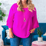 Happy Hour Shift Top In Fuchsia Image - 1
