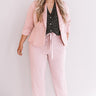 Conference Call Blazer in Blush Image - 1