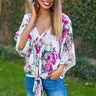 Floral Friendly Shift Top Image - 1