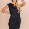 Soiree Sipping Dress in Black Image - 1