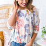 Floral Bombshell Shift Top Image - 1