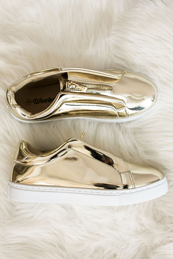 The Juniper Metallic Sneaker Image - 1