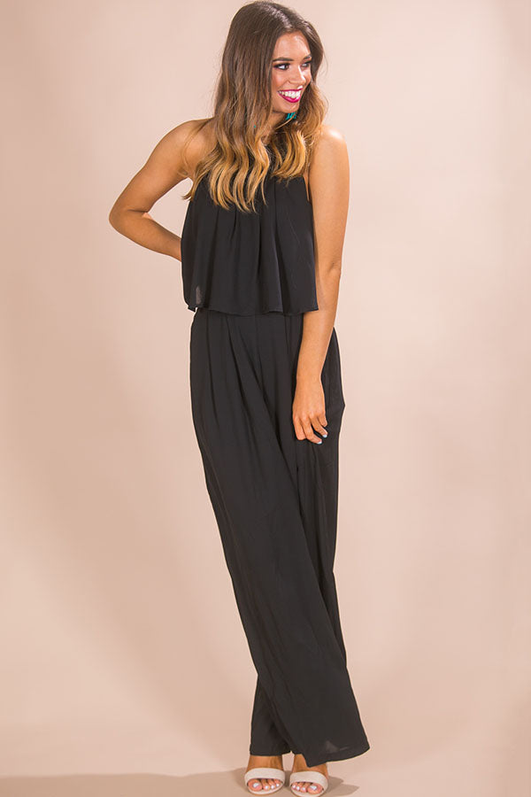 The Fashion Week Jumpsuit in Black