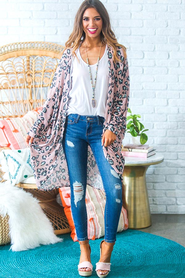 Leopard Lovely Overlay in Blush Image - 1