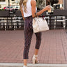 Beachy Chic Stripe Trousers in Navy Image - 1