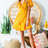 Calls For Champagne Ruffle Dress in Honey Image - 1