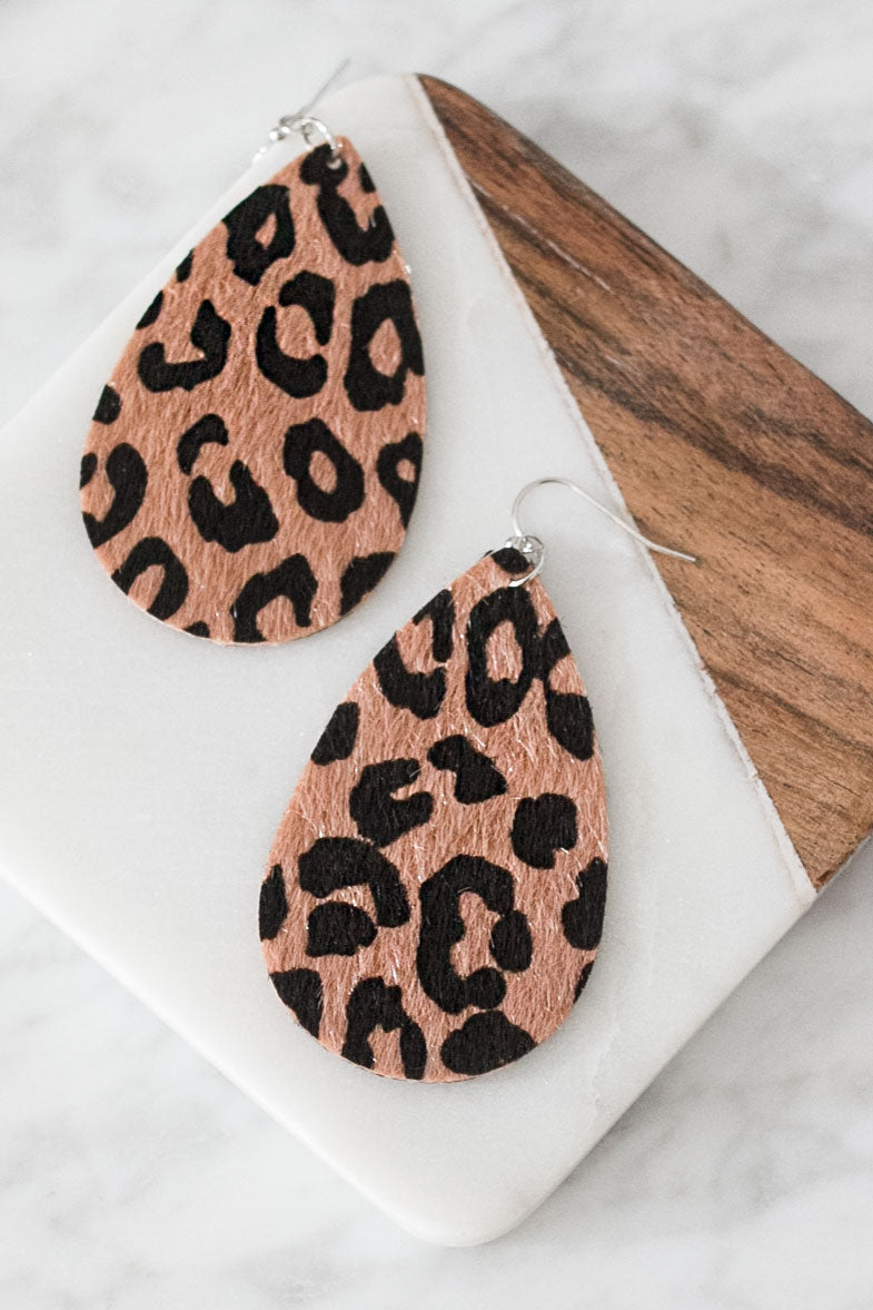 Sass & Class Leopard Earrings Image - 1