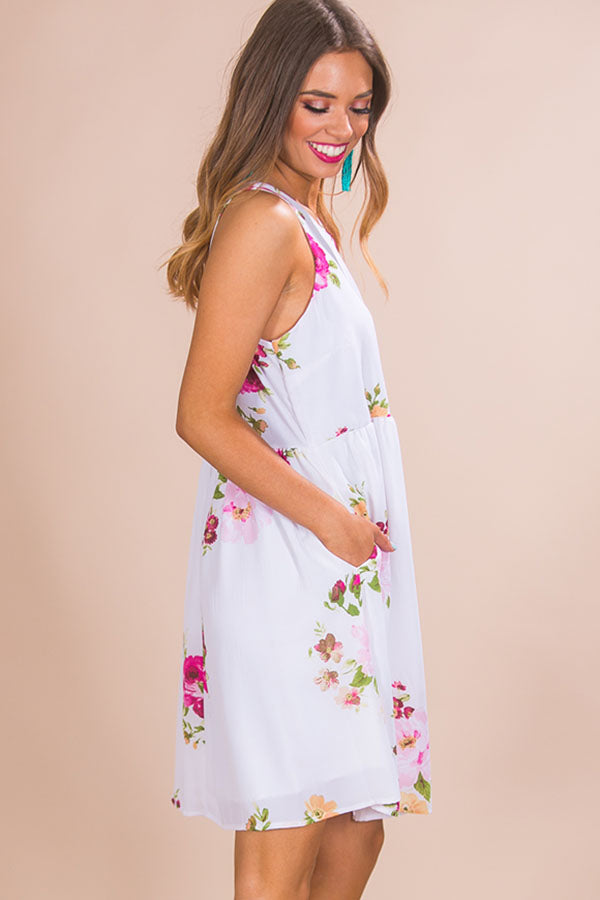 Floral Party Babydoll Dress Image - 3