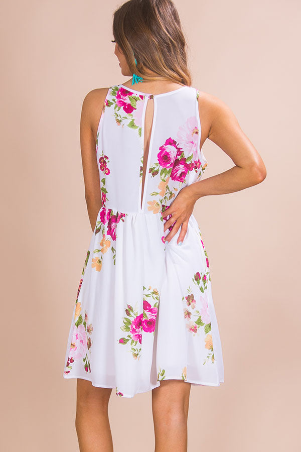 Floral Party Babydoll Dress Image - 4