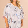Fashion Queen Floral Shift Tunic in Almost Mauve Curves Image - 1