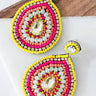 Sangria Under The Sun Earrings In Yellow Image - 1