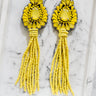 Island Hopper Tassel Earrings In Yellow Image - 1