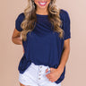 PIKO Shift Tee in Navy Image - 1