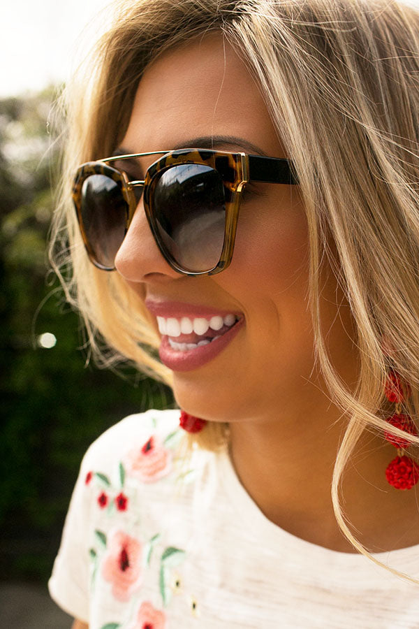 Big City Chic Sunglasses in Tortoiseshell Image - 1