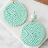 Around We Go Earrings In Mint Image - 1