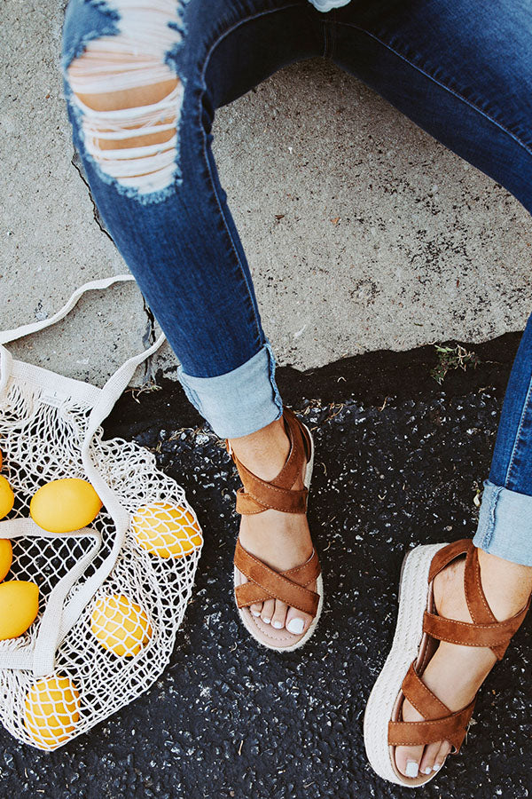 Catalina Island Espadrille in Brown Image - 3