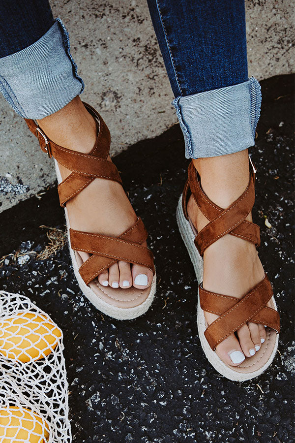 Catalina Island Espadrille in Brown Image - 2