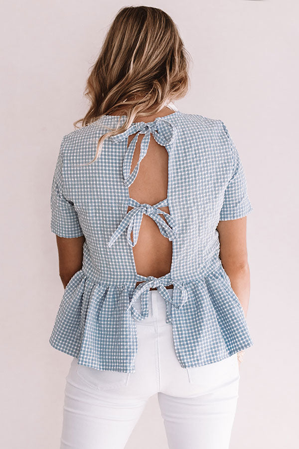 Overton Park Seersucker Babydoll Top Image - 5