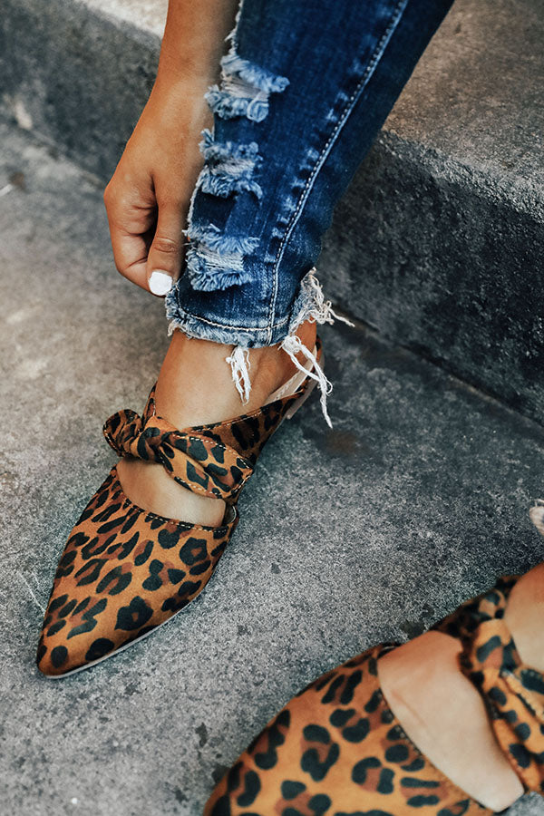 Knot So Basic Flat in Leopard Image - 2