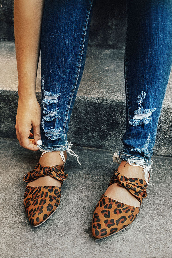 Knot So Basic Flat in Leopard Image - 1