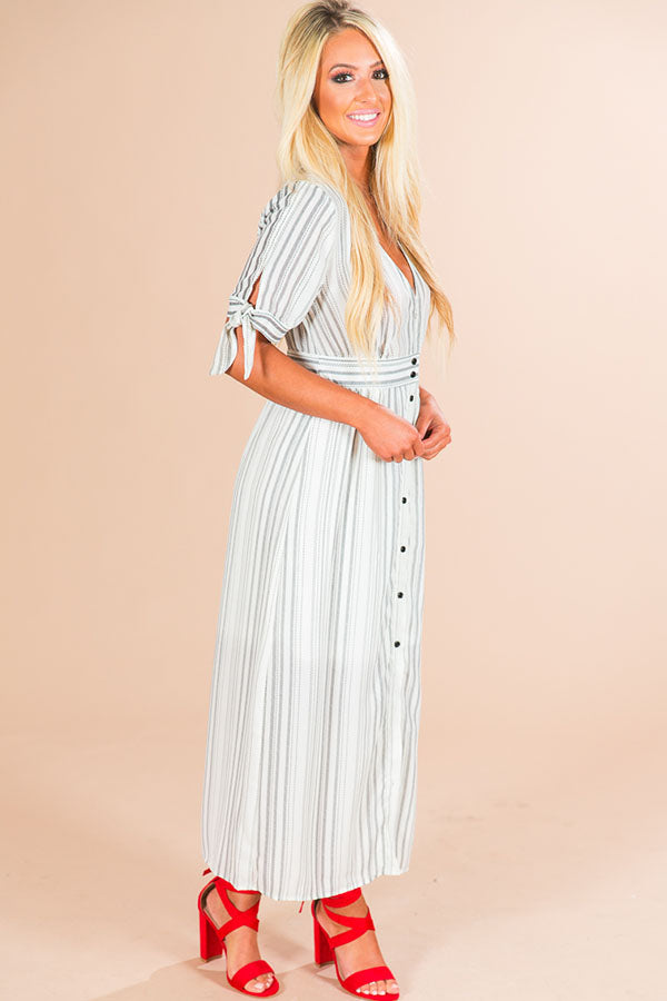 Maui Stripe Midi Image - 3