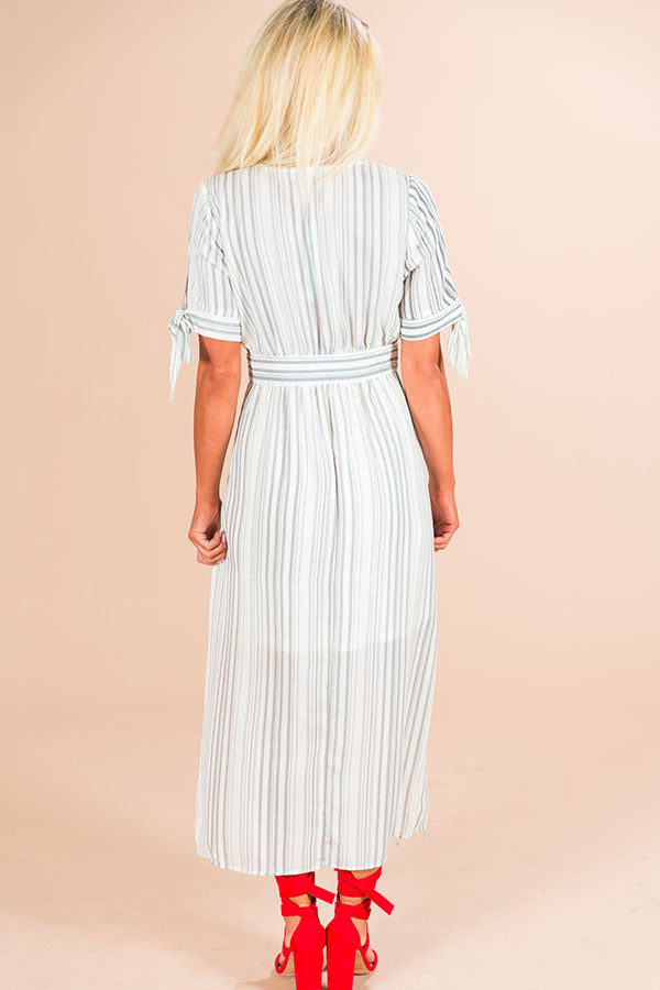 Maui Stripe Midi Image - 5