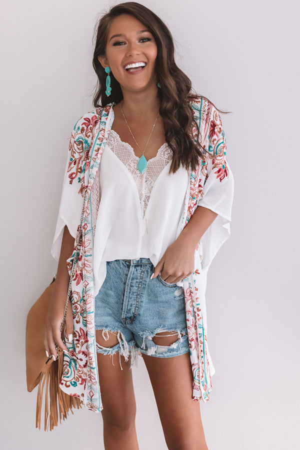 Meet Me In Paradise Embroidered Overlay Image - 3