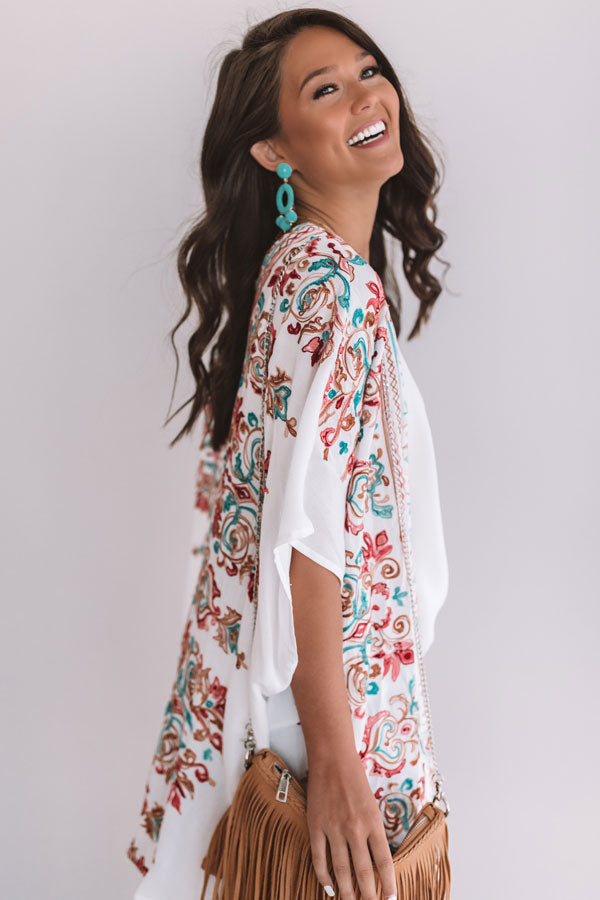 Meet Me In Paradise Embroidered Overlay Image - 5